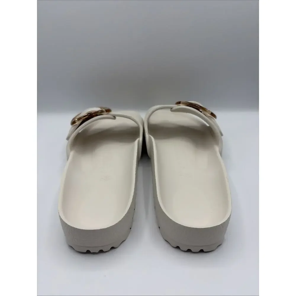 Birkenstock - Women's Recovery Big Buckle Slide Sandal Madrid EVA Eggshell READ